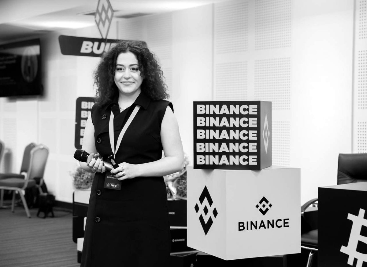 Metakse Ghambaryan at the Binance Women in Web3 Meetup